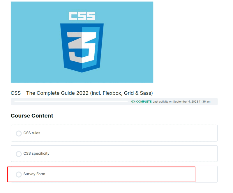 Add the newly created lesson as the last lesson of the course-2