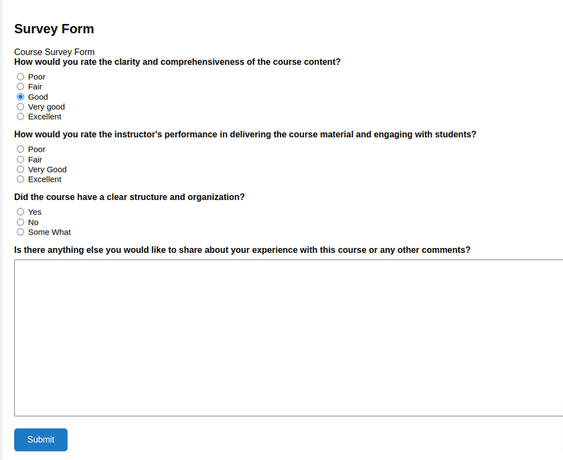 View your created form-1