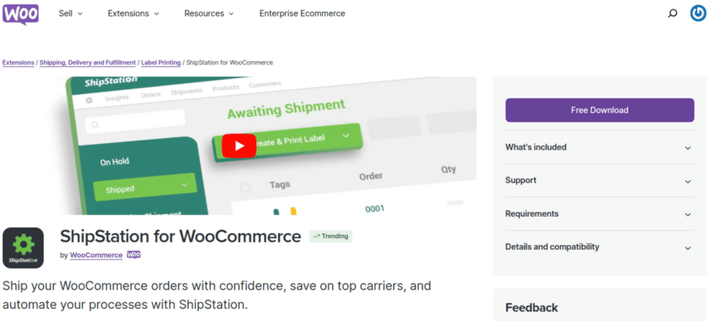 ShipStation for WooCommerce