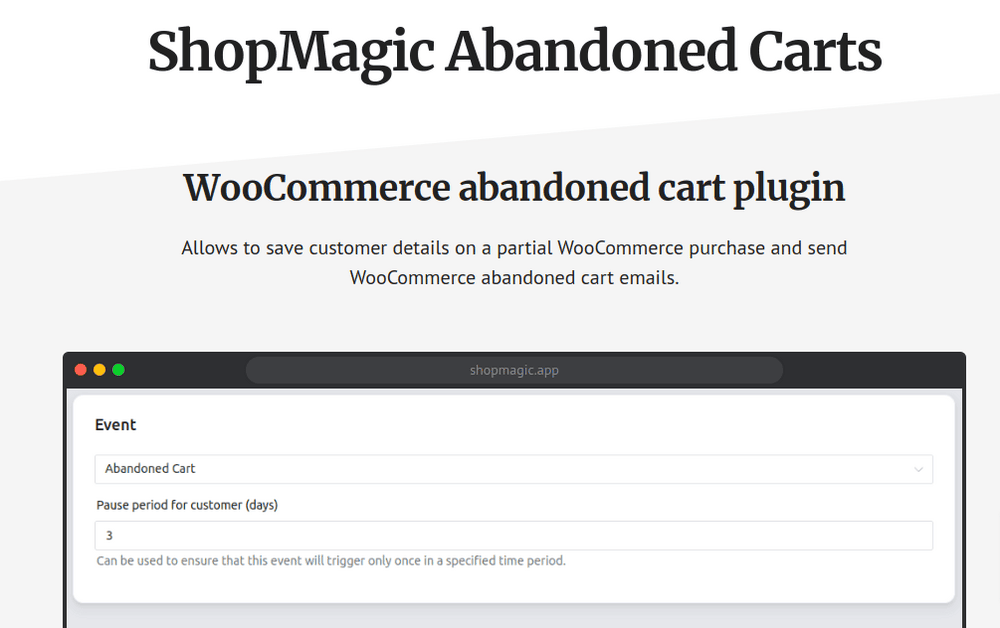 ShopMagic Abandoned Carts ShopMagic