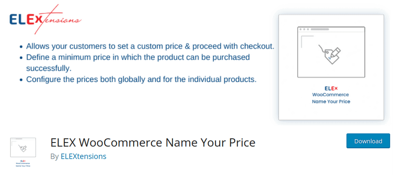 ELEX WooCommerce Name Your Price
