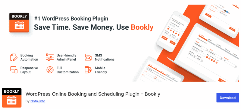 WordPress Online Booking and Scheduling Plugin – Bookly