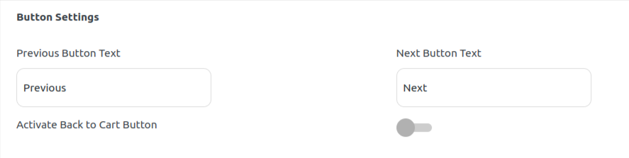 Multistep- Button Setting